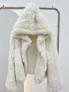 Women Knitted Real Rex Rabbit Fur Hooded Coat Short Knits Jacket Winter Outwear Condition: 100%  Brand new & High quality  Asian Size: One Size Color: White，Pink , Blue , Brown Occasion : Casual, Fashion Due to manual measurement, please allow 2-3cm error Dear friend: If you feel difficult to choose the size ,you can feel free to contact us, we will give you some suggestion,but it is for you reference only.   Payment   We only accept Paypal:  Auction Item Number, your Full Name and Shipping Addr Fur Hooded Coat, Rabbit Fur Jacket, Rabbit Fur Coat, Winter Fur Coats, Fur Hood Coat, Winter Outwear, Long Puffer Coat, Coat Women Fashion, Fur Clothing