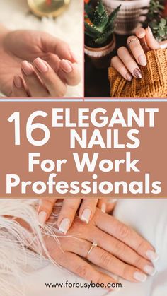 elegant nails for work professional Nails For Conference, Elegant Work Nails, Elegant Everyday Nails, Professional Nail Ideas For Work, Back To Work Nails, Business Professional Nails Design, Professional Business Nails Classy