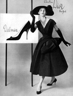 Dior 1950, 50s Inspired Fashion, Idda Van Munster, British Costume, Vintage Fashion 1950s, Dior Dress, Look Retro, Fashion 1950s, Vintage Fashion Photography