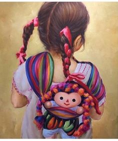 Mexican Protest Art, Mexican Artwork Traditional, Latina Painting, Mexican Paintings Ideas, Mexico Culture Art, Hispanic Art