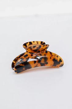 Elevated Touch Tortoise Acrylic Claw Hair Clip Sneaker Heels Wedges, Hair Clip Claw, Cute Hair Clip, Clip Claw, Claw Hair Clip, Fall Flannel, Simple Ponytails, Acrylic Design, Casual Bodysuit