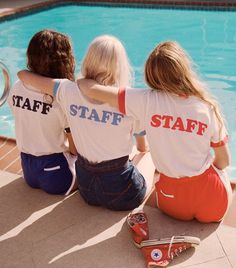 Yearbook Shirts, Summer Camp Outfits, Three Girls, Camp Vibes