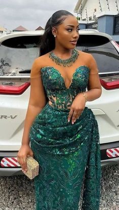 Dress Thanksgiving Outfit, Asoebi Dress, Gown Dress For Women, Lace Gown Dress, Lace Styles For Wedding, Aso Ebi Dresses, Nigerian Wedding Dress, Lace Dress Classy, African Bridal Dress