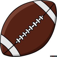 an image of a football ball on a white background