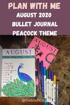 PIN NOW, PLAN LATER! Join me as I set up my August 2020 Bullet Journal. This pin is filled with bullet journal ideas! PIN to your Bullet Journal Inspiration Board! #bujo #bulletjournal August Spread Bullet Journal, May Monthly Spread Bullet Journal, Month Spread Bullet Journal, July Monthly Spread Bullet Journal, Jellyfish Bullet Journal, Birthday Month