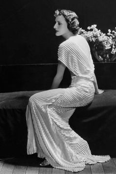 Glamorous Evening Dresses, Berlin Film Festival, Jean Patou, Bias Cut Dress, French Actress