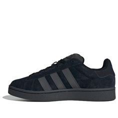 adidas Campus 00s 'Core Black' ID2064 Campus 00s Shoes Black, All Black Shoe, All Black Adidas Campus, Black Three Stripes Sneakers For Skateboarding, Urban Black Sneakers With Three Stripes, Black Three Stripes Sneakers For Streetwear, Casual Black Sneakers With Three Stripes Branding, Black Casual Sneakers With Three Stripes, Casual Black Sneakers With Three Stripes