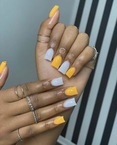 Long Acrylic Nail Designs, Hard Nails, Drip Nails, White Acrylic Nails, Girly Acrylic Nails, Work Nails, Classy Acrylic Nails