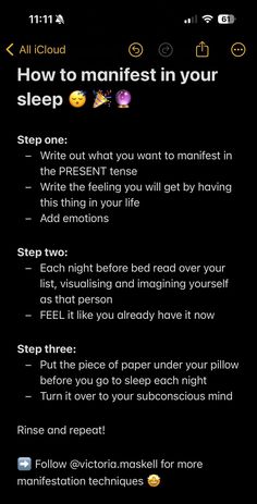 How to manifest before you sleep - use your subconscious mind to help you manifest  Follow for more mindset and manifestation techniques  Manifestation coach | Mindset Coach | How to manifest for beginners | The Power of Manifestation | How to manifest money overnight | Law of Attraction Coach How To Meditate And Manifest, Manifestation That Works, How To Manifest While Sleeping, Manifestation Before Sleep, Manifesting Before Sleep, How To Manifest Money Overnight, How To Affirm, How To Properly Manifest, Easy Manifestation Technique