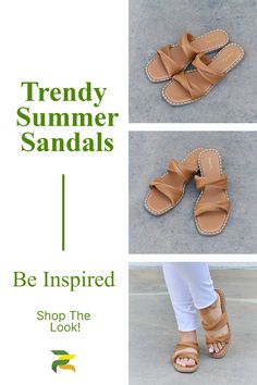 Step into summer with casual summer sandals, the cornerstone of trendy summer styles. These twisted double strap sandals, perfect as classy women's shoes, blend seamlessly into your summer street styles. Elevate effortlessly chic outfits with these must-have summer accessories online. Ideal for trendy outfits and gifted accessories, they're a stylish yet affordable pick for church ensembles. Summer Street Styles, Sandals 2023, Casual Summer Sandals, Double Strap Sandals