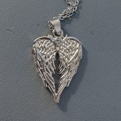 Pretty Never Worn Silver Angel Wing Charm , The Charm Is 3 Inchs. Chain 18. Silver Angel Wings, Angel Wings, Angel, Jewelry Earrings, Women Jewelry, Chain, Silver, Women Shopping