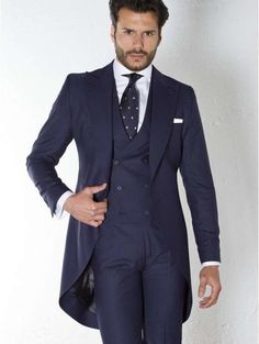 This unique morning wedding suit is designed with high quality wool material that guarantees durability and comfort. It is suitable for all kinds of occasion and it can be worn all year round. It comes in 3 pieces ( Jacket + Vest + pant) the blazer can also be worn with any kind of trouser or jeans  For custom orders, Please feel free to start a  conversation for further enquires. Your satisfaction is our priority Three-piece Single Breasted Suit, Wedding Double-breasted Suit With Notch Lapel, Luxury Notch Lapel Suit For Groom, Groom's Suit With Notch Lapel And Pressed Crease, Elegant Notch Lapel Suits For Groom, Double Breasted Suit For Groom, Elegant Three-piece Suit With Notch Lapel, Groom's Tuxedo Suit In Suiting Fabric, Groom's Tuxedo Suits In Suiting Fabric