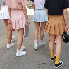 Skirt: tennis skirt, mini skirt, pleated skirt, pastel skirt, blue skirt, pink skirt, socks, clutch, snapback - Wheretoget Pink Tennis Skirt, Pastel Skirt, Outfit Designer, Pink Tennis, Minako Aino, Skirt Mini, Blue Skirt