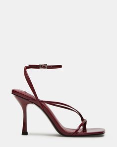 Red Heels Lulus, Lace Up Franco Sarto Shoes, Silk Red Dress Shoes, Red Evening Dress Shoes, Trendy Strapped Heels For Formal Occasions, Trendy Strappy Heels For Formal Occasions, Trendy Formal Heels With Straps, Modern Fitted Heels For Date Night, Trendy Fitted Strappy Heels