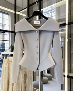 Formal Casual Outfits, Sunday Dress, Fashion Top Outfits, Stylish Work Attire, Stylish Work Outfits, White Coat, Work Attire, Gorgeous Dresses, Work Outfit