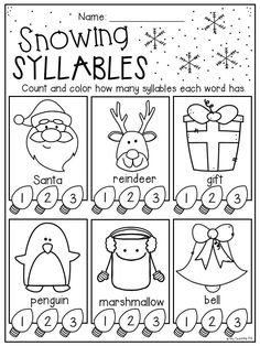 printable christmas themed worksheet for students to practice numbers 1 - 3 with