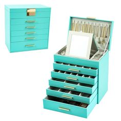 PRICES MAY VARY. Organize Your Jewelry in Style: ASINGYER's large jewelry box is the perfect organizer for all your precious accessories. With 6 layers and multiple compartments, it provides ample storage space for your earrings, rings, sunglasses, and necklaces. No more tangled messes or misplaced items! Convenient Mirror and Lockable Design: Our jewelry box features a built-in mirror for easy accessorizing on the go. The lockable design ensures the security of your valuables, giving you peace of mind. Keep your jewelry safe and organized, whe