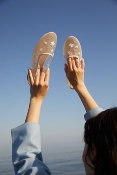 White sheer tulle flats with an almond toe are made to measure from a soft mesh and natural leather with a comfortable low heel.  Transparent and minimalistic, sock flats made only from high-quality materials, these ballerina shoes will perfectly complement any look. The slip-on flats have a semi-sheer mesh upper and will look gorgeous on any type of foot. Makes a perfect gift :) Sort cushioned insoles along the entire length of the shoe will remember the position of the foot and add comfort. An Mesh Flats, Womens Wedding Shoes, Ballerina Shoes, Flat Shoes, Ballerinas, Natural Leather, Womens Flats, Low Heels, Types Of Shoes