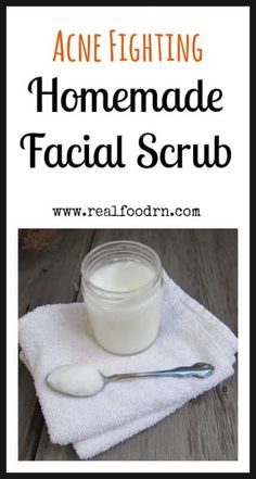 Homemade Facial Scrub, Face Remedies, Homemade Facial, Homemade Scrub, Acne Treatments, Homemade Facials, Acne Scar Removal, Facial Scrub, Baking Soda Shampoo