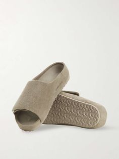 BIRKENSTOCK 1774 + Fear of God Kids Los Feliz Suede Sandals for Men | MR PORTER Men’s Sandals, Shoes With Dresses, Birkenstock 1774, Sandals For Men, Suede Slides, Birkenstock Sandals, Fear Of God, Suede Sandals, Mens Sandals