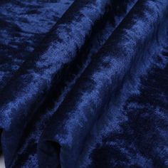 "Navy Crushed Velvet Stretch Fabric by The Yard, Dark Blue 4-way Stretch Velvet Spandex for Gown, Costumes, Curtains, Fabric for Backdrop Indulge in the allure of navy crushed stretch velvet, a soft and lustrous fabric that combines the richness of navy with the plush texture of crushed velvet, a fabric that displays a beautiful drape. This 4-way stretch fabric is perfect for sewing garments, bows, costumes, and more. It's also ideal for crafting upholstery, draperies, and spandex table covers, Dark Blue Velvet Texture, Blue Fabric Swatches, Dark Blue Fabric Texture, Blue Velvet Aesthetic, Navy Blue Velvet Curtains, Candyland Characters, Navy Blue Texture, Blue Fabric Texture, Blue Velvet Gown