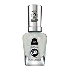 Glazed Gel Polish Top Coat Sally Hansen Glazed Gel Polish Top Coat  |  Sally Beauty Long Wear Nail Polish, Unicorn Top, Top Coat Nail Polish, Sally Hansen Miracle Gel, Manicure Gel, Clear Nail Polish, Gel Nail Colors, Gel Top Coat, Glitter Nail Polish