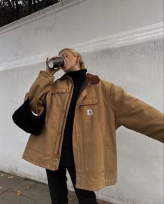 Look Adidas, Skandinavian Fashion, Carhartt Jacket, Winter Mode, Fall Fits, 가을 패션