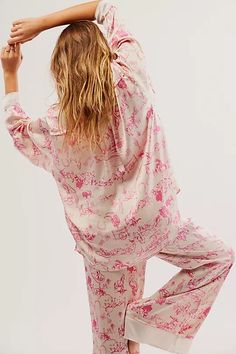 Dreamy Days Pajama Set | Free People Womens Pajamas Set Shorts, Fancy Christmas Pajamas, Silk Pjs For Women, Free People Pajamas, Cozy Pajama Set, Luxury Pajamas For Women, Dainty Pajamas, Girly Pajamas, Free People Lounge