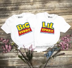 Big Story Lil Story Family Story Unisex Tees S-2XL // Big Little Reveal // Big Little Gift // Sorority Shirt // Sorority // Sorority Reveal Little Gifts Sorority, Bruh Girl, Sorority Themes, Big Little Basket, Big Little Ideas, Big Little Shirts, Sorority Canvas, Family Story, Sorority Shirt