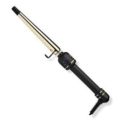 Pro Artist 24K Gold Extended Barrel Tapered Curling Wand -  From an extended barrel, and fast heat-up to more precise heat temperatures, Hot Tool's award-winning Pro Artist 24K Gold Tapered Curling Wand has been updated to help you create all the long-lasting curls and waves you can imagine.    Benefits     Easier, faster styling thanks to the extended barrel Fan-Favorite 24K Gold Technology for fast heat-up, consistent heat, and long-lasting styles Great for styling longer lengths and hard-to-r Tapered Curling Wand, Dr Room, Xmas List Ideas, Unrealistic Wishlist, Hair Wand, Dance Christmas, Wand Hairstyles, Lasting Curls, Barrel Curling Iron