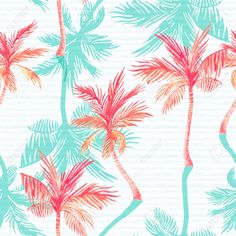 seamless palm tree pattern on white background stock photo and royalty free image at getdra com