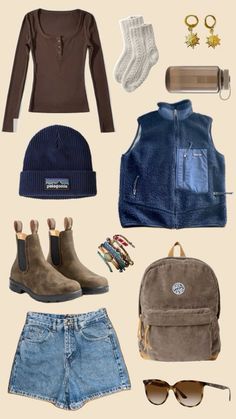 follow me for more outfits! Hiking Outfits Summer, Trail Outfits, Walking Outfit, Surfergirl Style, Outfit Outdoor, Outdoor Outfits, Hiking Outfits