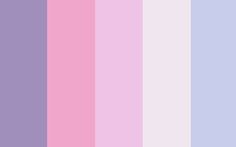 pastel color swatches from pink to purple