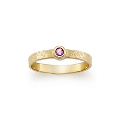 This hammered 14k gold ring - available in lab-created blue, pink or white sapphire - is perfect for stacking. Wear alone for a subtle touch of sparkle or pair with the Petite Gemstone Studs for a look that truly shines. James Avery, Pink Gemstones Ring, Hammered Rings, Gemstone Studs, Pink Gemstones, 14k Gold Ring, White Sapphire, Pink Sapphire, Gemstone Ring