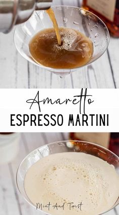 This amaretto espresso martini is a delicious and sophisticated cocktail. It combines the rich flavor of espresso with the sweet almond flavor of amaretto liqueur. A classic espresso martini is made with espresso, vodka, and a sweetener like simple syrup or coffee liqeuer. It’s a popular cocktail often served as an after-dinner drink or pick-me-up. This amaretto espresso martini uses sweet amaretto liqueur which is a beautiful combination with coffee. Cocktails With Amaretto, Drinks With Amaretto, Frangelico Cocktail, Espresso Martini Party, Expresso Martinis, Martini Recipes Classic, Almond Cocktails