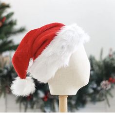 Soft And Comfortable Material: The Santa Hat Is Made Of High-Quality Plush. Red Velvet Fabric And Double Comfortable Liner Make Adult Santa Hats Soft And Good Touch Feeling. Christmas Hats Can Be Hand-Washed And Saved Until The Next Christmas. Classic Christmas Decorations & Gifts: The Plush Santa Hats Are Great Accessories For Holiday Christmas Costume Parties, Which Can Create A Pleasant And Interesting Atmosphere. Great And Interesting Gifts For Friends, Families, Etc. Thickened And Warm: The Plush Hat, Christmas Hats, Christmas Decorations For Kids, Holiday Hats, Santa Claus Hat, Baby Boy Accessories, Santa Hats, Warm Winter Hats, 3d Christmas