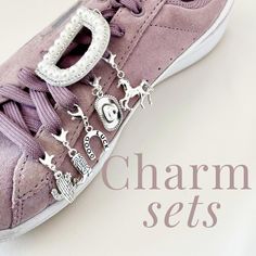 Elevate your sneakers with this cowgirl shoe charm set, perfect for Y2K shoes for women, featuring a silver heart charm and a personalized initial charm. This charming country accessory for shoe laces adds a unique touch to your charm jewelry collection. 𝐃𝐄𝐓𝐀𝐈𝐋 ♥️ FREE silver letter charm with any purchase ♥️ Purchase a charm set or individual charms ♥️ Silver filled charms ♥️ Come with lobster clasp ♥️ Easily fit on any shoe lace  ♥️ Sneakers not included :-) 𝐒𝐇𝐈𝐏𝐏𝐈𝐍𝐆 𝐓𝐈𝐌𝐄 📦 Average production time is 1-5 business days 📦 Standard Shipping is 2-5 business days 𝐇𝐎𝐖 𝐓𝐎 𝐎𝐑𝐃𝐄𝐑 1. Select charm set or individual charm 2. Select a  FREE letter charm 3. Select a quantity 4. Select shipping options 𝐂𝐇𝐄𝐂𝐊 𝐎𝐔𝐓 𝐎𝐔𝐑 𝐎𝐓𝐇𝐄𝐑 𝐒𝐇𝐎𝐄 𝐂𝐇𝐀𝐑𝐌𝐒 𝐈𝐍 𝐎𝐔𝐑 ? Casual Silver Shoe Charms As Gift, Pink Casual Shoe Charms For Gifts, Safety Pin Shoe Charm, Trendy Silver Shoe Charms For Gifts, Casual Silver Shoe Charms For Gift, Cute Pink Shoe Charms For Gifts, Cheap Customizable Trendy Shoe Charms, Cowgirl Shoes, Y2k Shoes