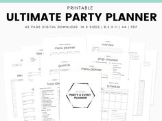 the ultimate printable party planner