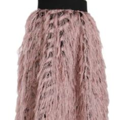 Sparkle & Shine In This Beautiful Pink Dream Dolce & Gabbana Skirt Accented With Black And Gold Fringe. Pink Midi Skirt For Evening, Pink Lined Skirt For Winter, Winter Pink Lined Bottoms, Pink Full Skirt For Evening, Evening Full Skirt In Pink, Pink Mini Skirt For Evening, Pink Tiered Evening Skirt, Pink Tiered Skirt For Evening, Pink Winter Skirt