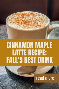 The Best Homemade Cinnamon Maple Latte Recipe Cozy Fall Morning, Maple Latte Recipe, Espresso Drink Recipes, Maple Latte, Copycat Drink Recipes, Fall Coffee Drinks, 2022 Christmas Gifts, Espresso Drink