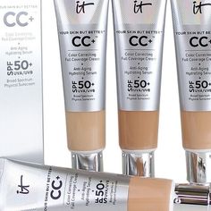 It Cosmetics Cc+ Cream Full Coverage Color Anti-Aging Correcting Foundation With Spf 50+ Choose Your Shade Size: 1.08 Fl Oz / 32ml Price: $47.00, My Price: $32.00 (Firm) Condition Brand New In Box & Unopened Expiration Dates: (End Of 2024 - 2025) Available Shades: Fair Light - Ivory Pink Shade With Cool Rosy Undertones Light - Light Complexion With Warm Yellow Undertones Light Medium - Pink Beige Shade With Cool Rosy Undertones Medium - Soft Beige Shade With Warm Yellow Undertones Neutral Medium It Cosmetics Your Skin But Better Foundation Swatches, It Cosmetics Cc Cream Swatches, Erborian Cc Creams, It Foundation It Cosmetics, Light Skin Makeup, It Cosmetics Cc Cream, It Cosmetics Foundation, Foundation With Spf, Physical Sunscreen