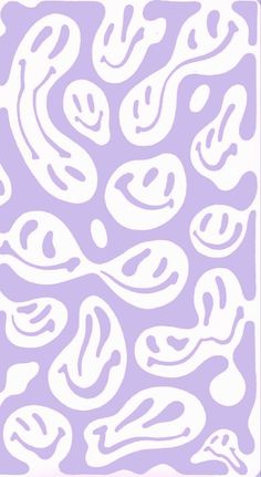 a purple and white pattern with swirls in the middle, on a light purple background