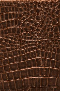 an alligator skin pattern is shown in brown