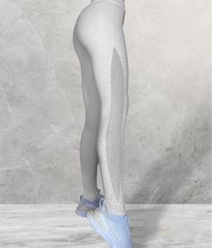 LUXEIT DIAMOND™ White Mesh High-Waisted Leggings Basic Leggings, Mesh Leggings, Compression Fabric, White Mesh, Sparkle Diamonds, Sport Shorts, High Waisted Leggings, Feel Confident, The Gym