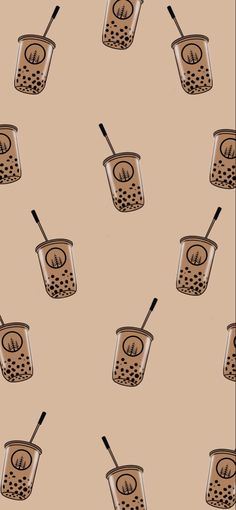 an image of a cell phone pattern on a beige background