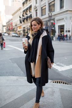 #jacket #fall #neutral Fall Fashion Coats, Walking Down The Street, Gal Meets Glam, Olivia Palermo, Gigi Hadid, Look Casual