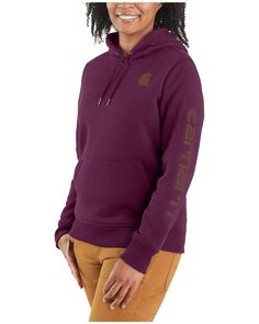 PRICES MAY VARY. Pullover with attached three-piece hood Carhartt signature logo printed on left sleeve with Carhartt 'C' graphic on front Front pouch pocket with hidden media pocket Ribbed cuffs and waistband Carhartt Womens, Three Piece, Signature Logo, Logo Graphic, Good Brands, Graphic Hoodie, Graphic Hoodies, Hoodie Fashion, Hooded Sweatshirts