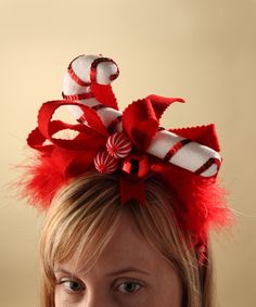 Look at this #zulilyfind! Candy Cane Headband #zulilyfinds Would be a funny addition to an ugly Christmas Sweater Candy Cane Headband, Diy Christmas Elves, Christmas Costumes Diy, Candy Cane Costume, Funny Christmas Costumes, Diy Candy Cane, Christmas Headwear, Christmas Spectacular