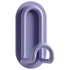 the letter q is made out of foam and has an oval handle on one end