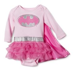 Batman® Newborn Girls' Batgirl Caped Bodysuit Dress - Pink Newborn Girls, Amazon Clothes, Bodysuit Dress, Baby Needs, Baby Socks, Baby Ideas, Girls Clothes